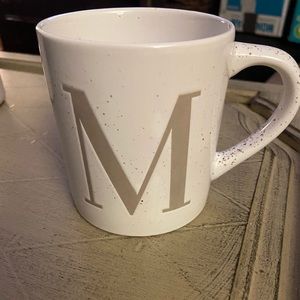 NWT Threshold mug monogrammed letter M